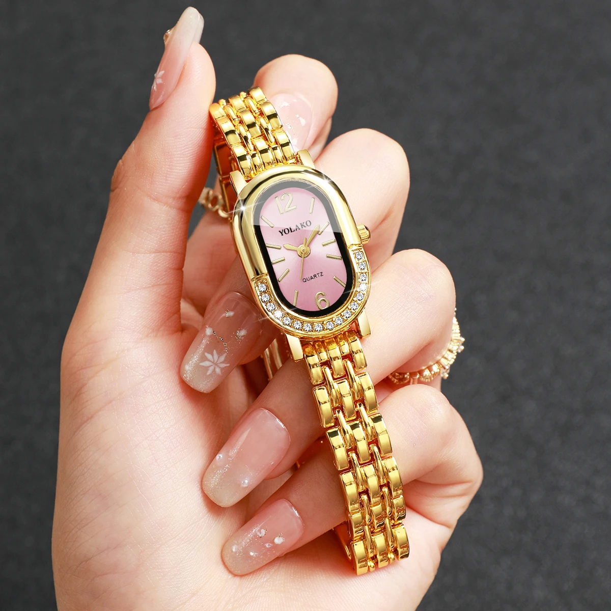 Luxury Watch Display Case - Luxury Rhinestone Women Quartz Watch Fashion