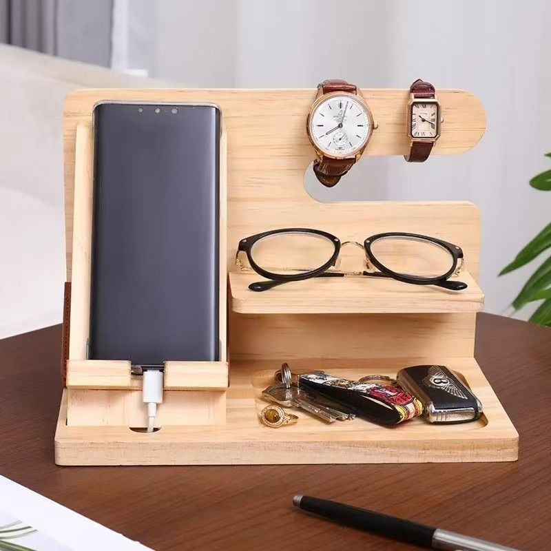 Luxury Watch House - Light Luxury Wooden Walnut Storage Rack