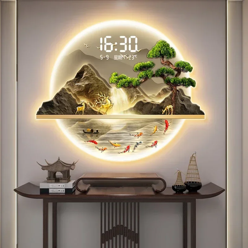 Luxury Watch House - Art Mural Wall Clocks Led Living