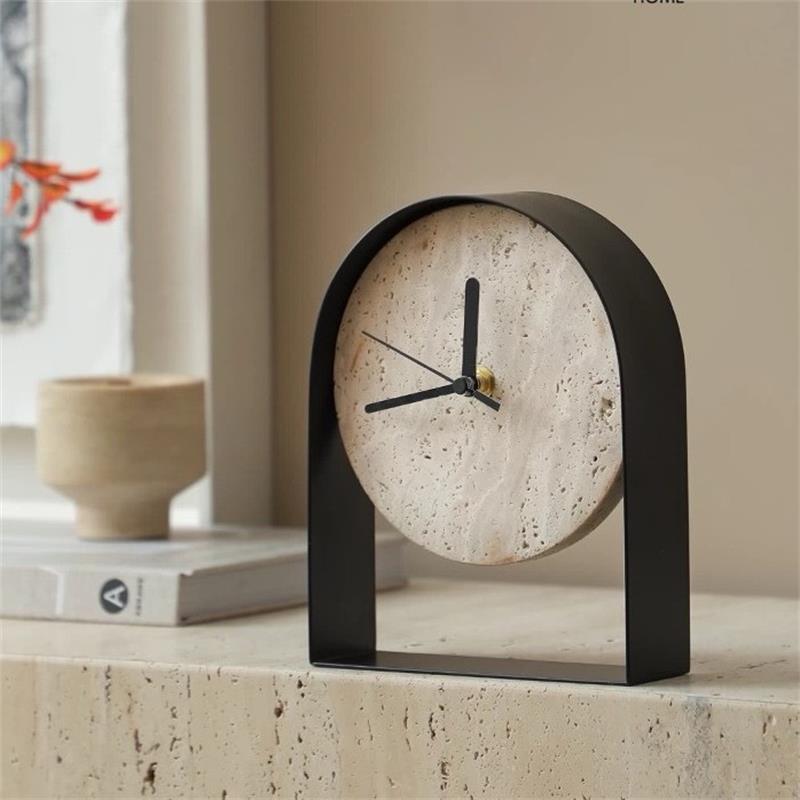 Luxury Watch House - Luxurious Marble Desktop Clock Modern Model