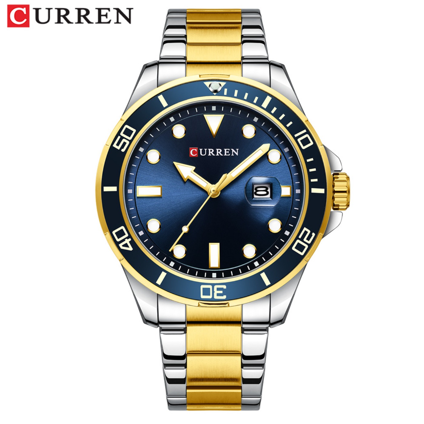 CURREN New Green Water Ghost S - Luxury Quartz Watch Brands 评论和价格
