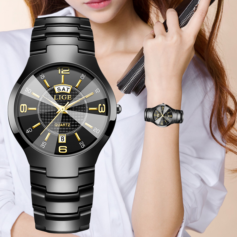 LIGE Fashion Elegant Women's W - Luxury Watches 评论和价格