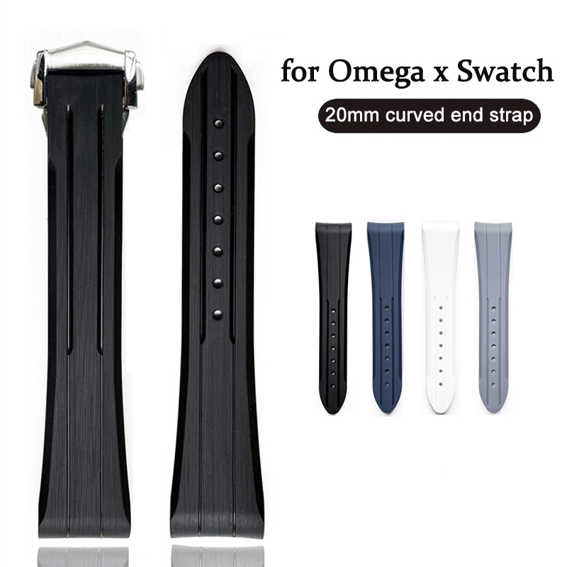 20mm Rubber Strap for Omega X  - Omega Watch Speedmaster 评论和价格