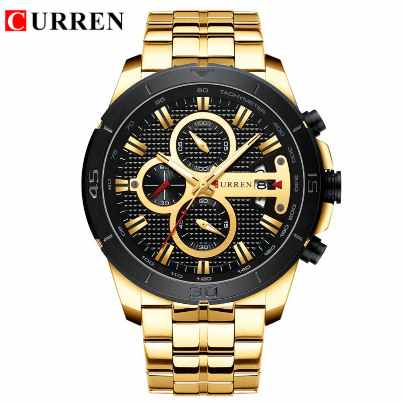 CURREN Watch Men Waterproof Ch - Luxury Quartz Watch Brands 评论和价格