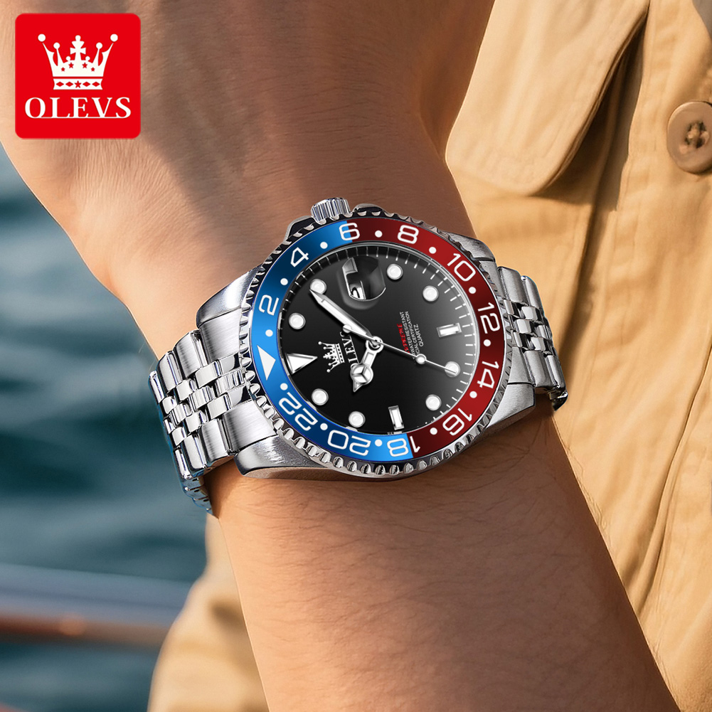 OLEVS 5657 Original Brand Men' - Luxury Quartz Watch Brands 评论和价格
