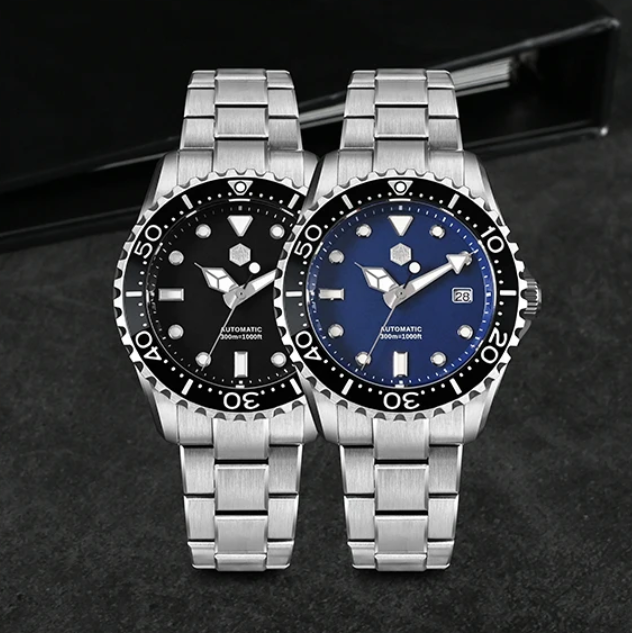 San Martin Men Automatic Watch - Luxury Watch G Shock 评论和价格