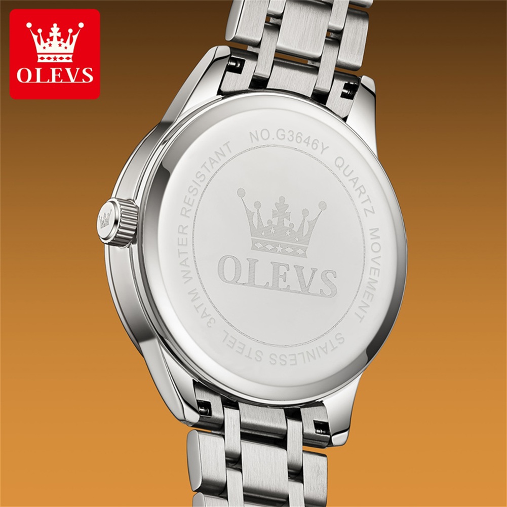 OLEVS Moon Phase men's watches - Luxury Quartz Watch Brands 评论和价格