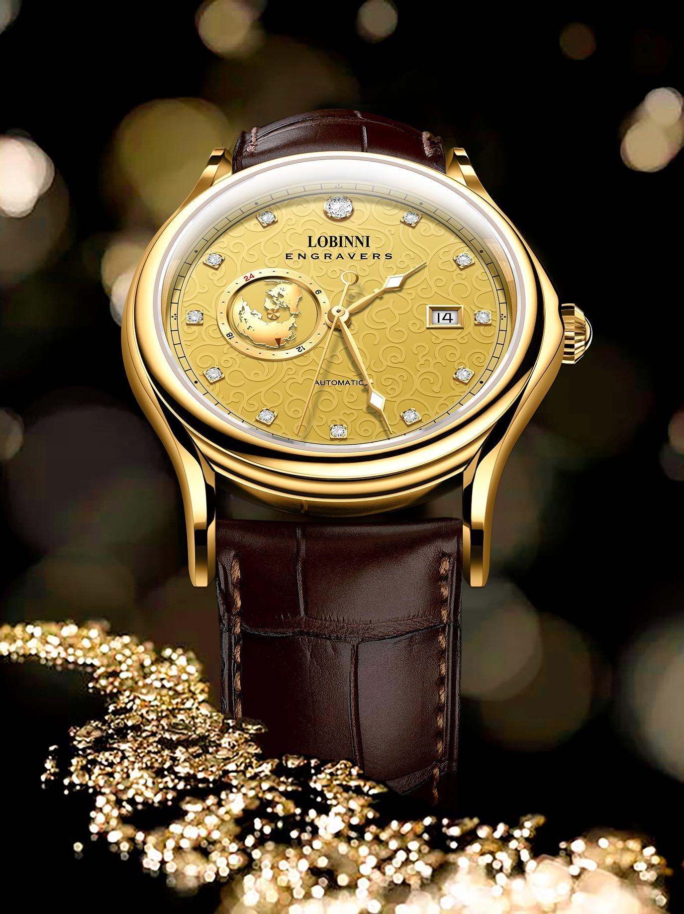 LOBINNI MIYOTA Automatic Men's - Luxury Watch G Shock 评论和价格