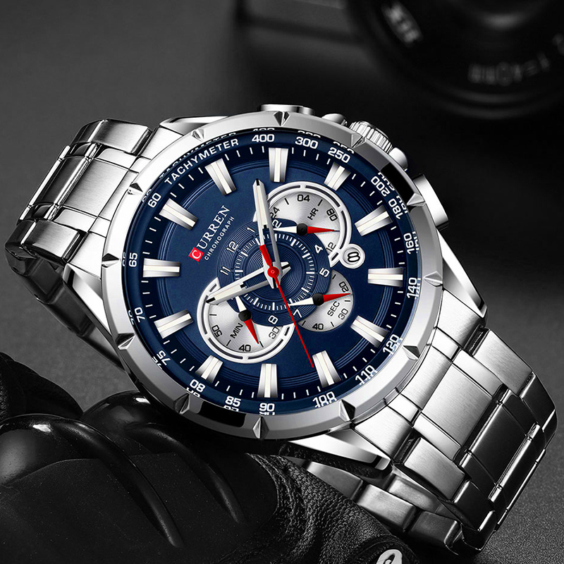 CURREN Wrist Watch Men Waterpr - Zen Luxury Watch 评论和价格