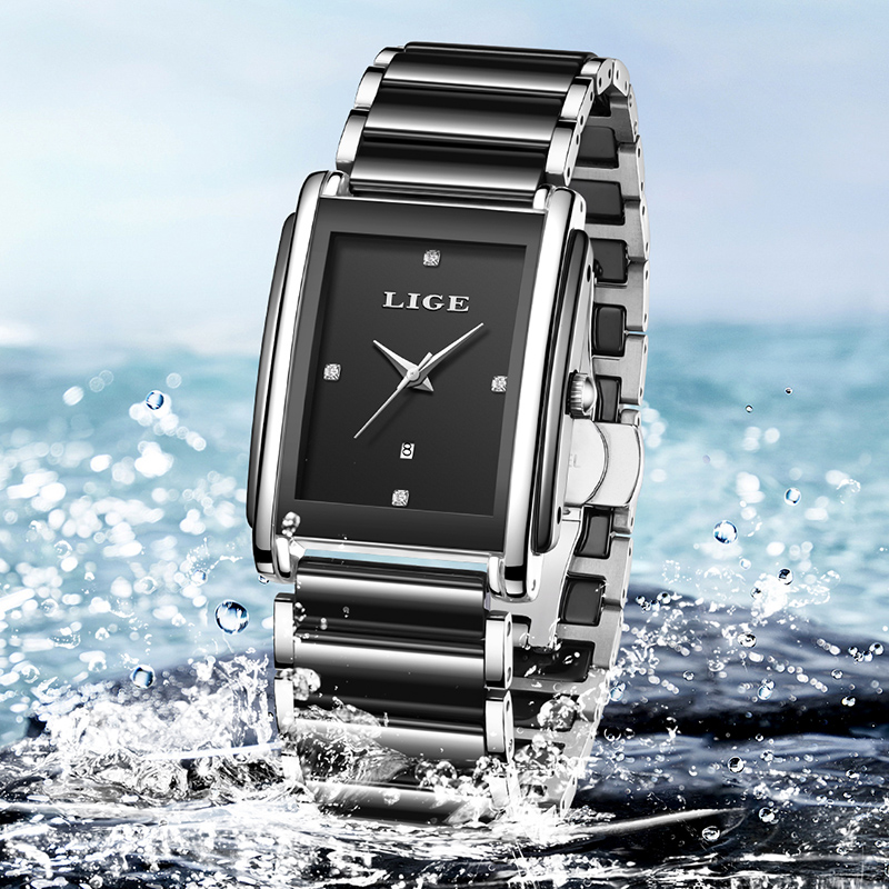 LIGE New Luxury Women Watches  - Luxury Watch Display Case 评论和价格