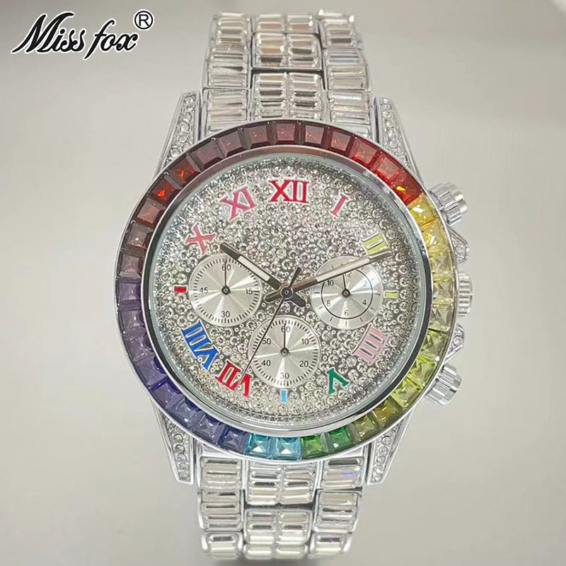 MISSFOX Luxury Iced Watch For  - Zen Luxury Watch 评论和价格