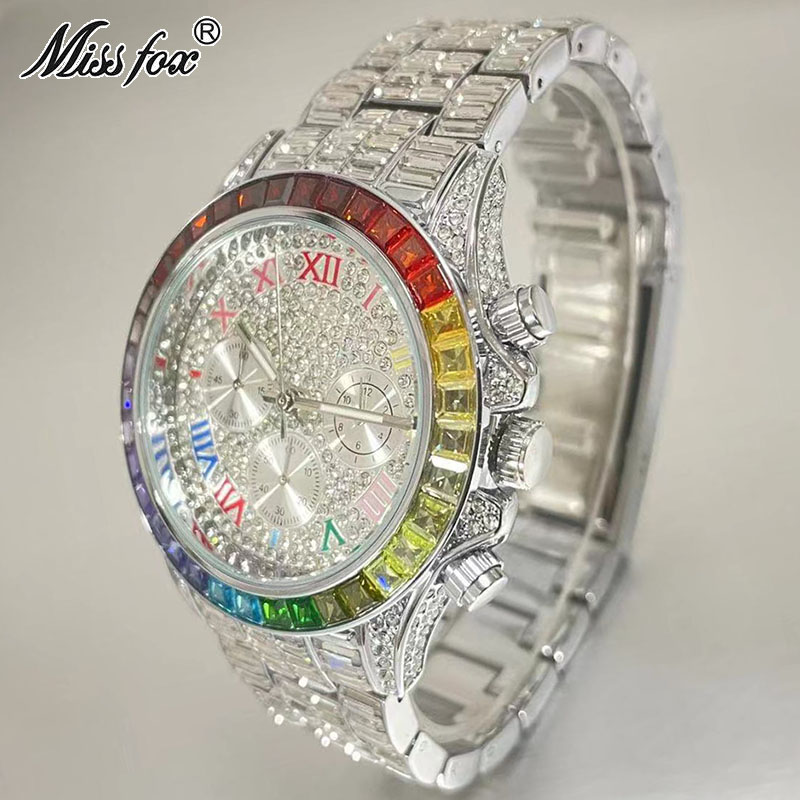 MISSFOX Luxury Iced Watch For  - Zen Luxury Watch 评论和价格