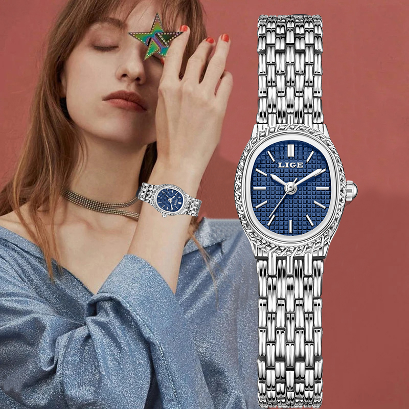 LIGE Fashion Luxury Quartz Wom - Luxury Watches 评论和价格