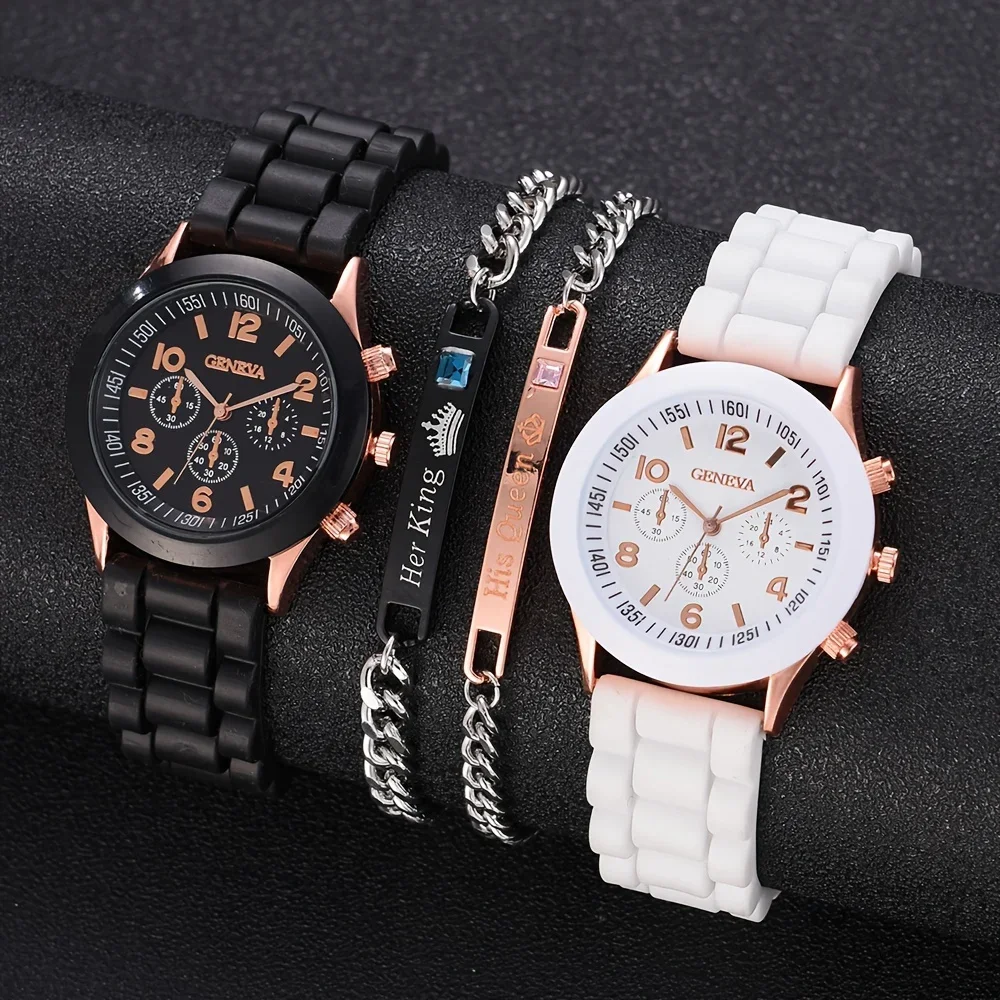 2Pcs Luxury Women's Watch Set  - Luxury Watch Kit 评论和价格