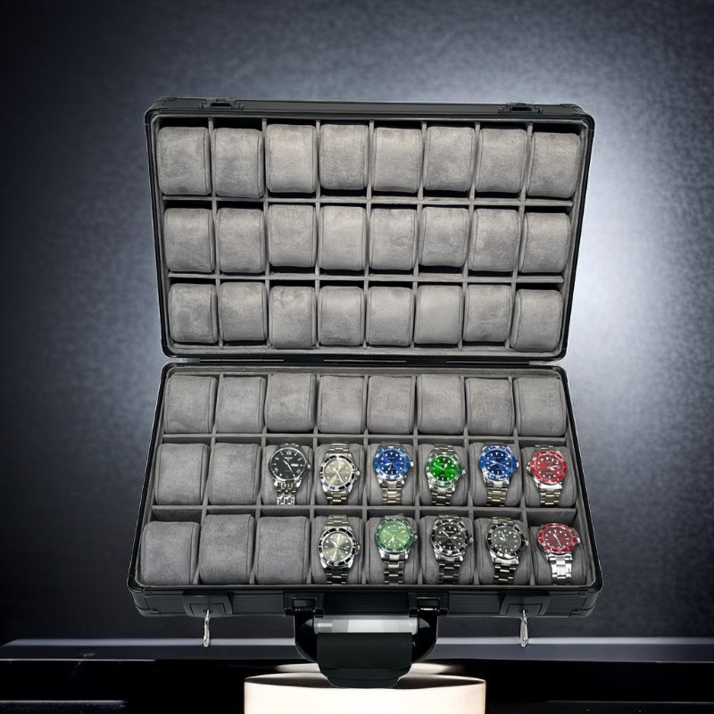 Aluminum Green Watch Box Mens  - Luxury Watch Class 评论和价格