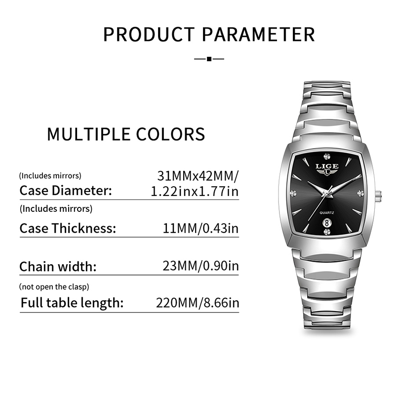 LIGE Watch women Business Luxu - Luxury Watches 评论和价格