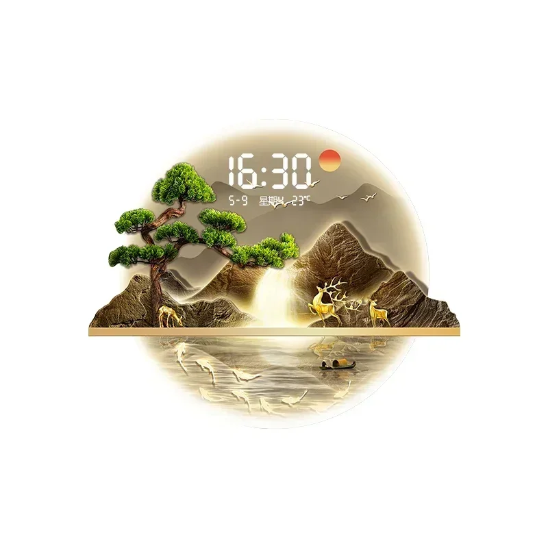 Art Mural Wall Clocks Led Livi - Luxury Watch House 评论和价格