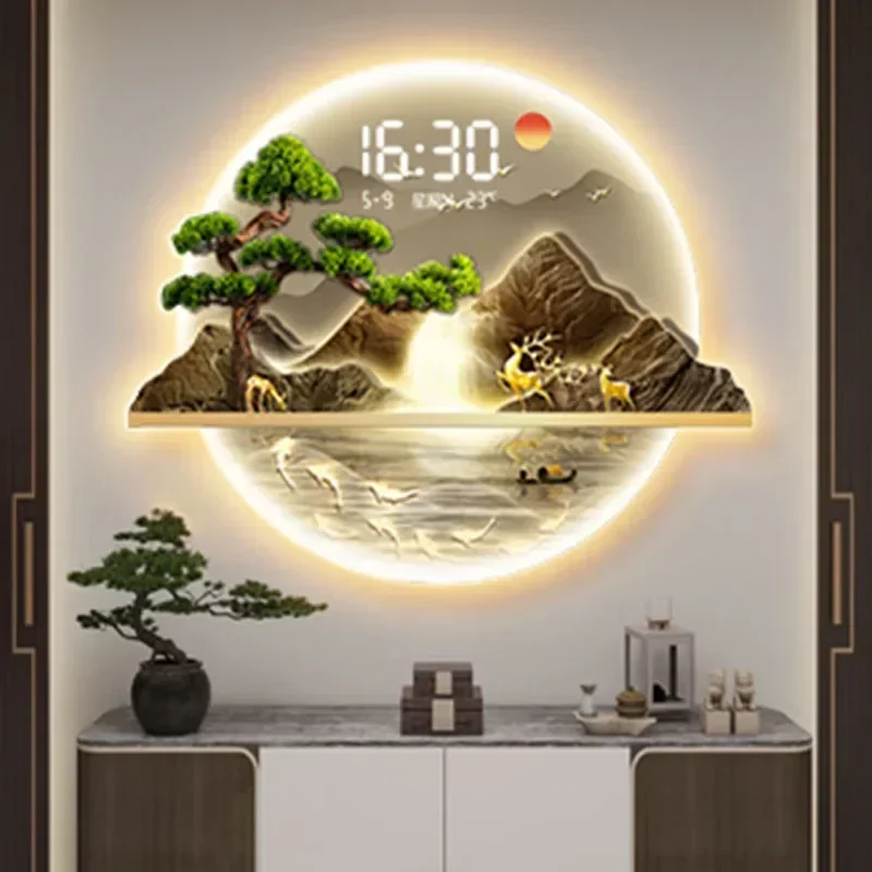 Art Mural Wall Clocks Led Livi - Luxury Watch House 评论和价格