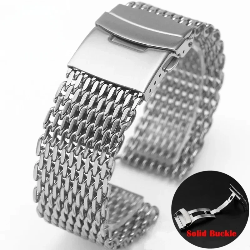 18/20/22/24mm Mesh Solid Stain - Luxury Watch Class 评论和价格