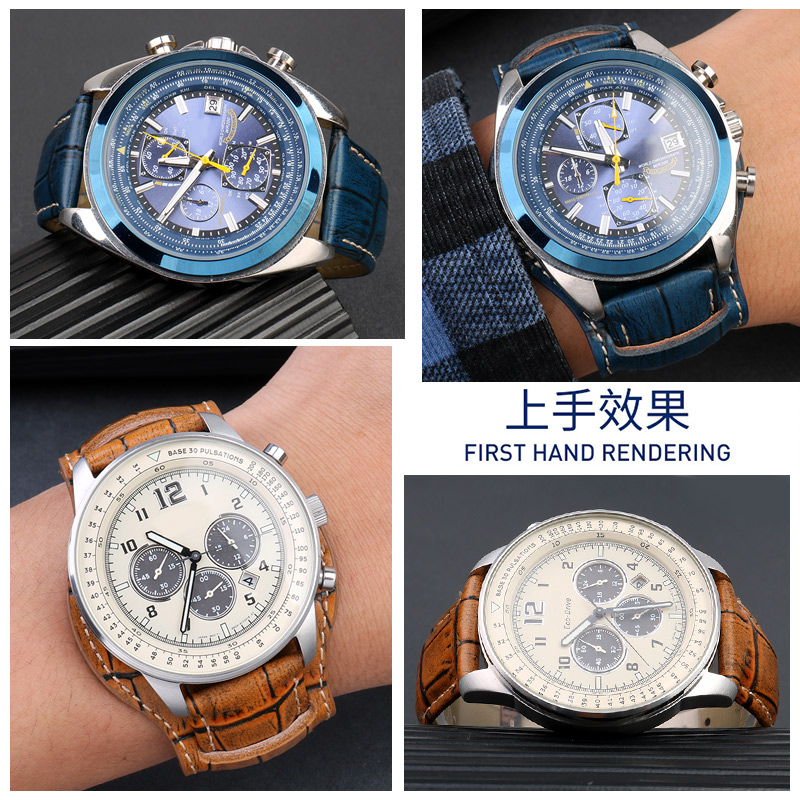 First layer cowhide Genuine le - Luxury Watch Class 评论和价格