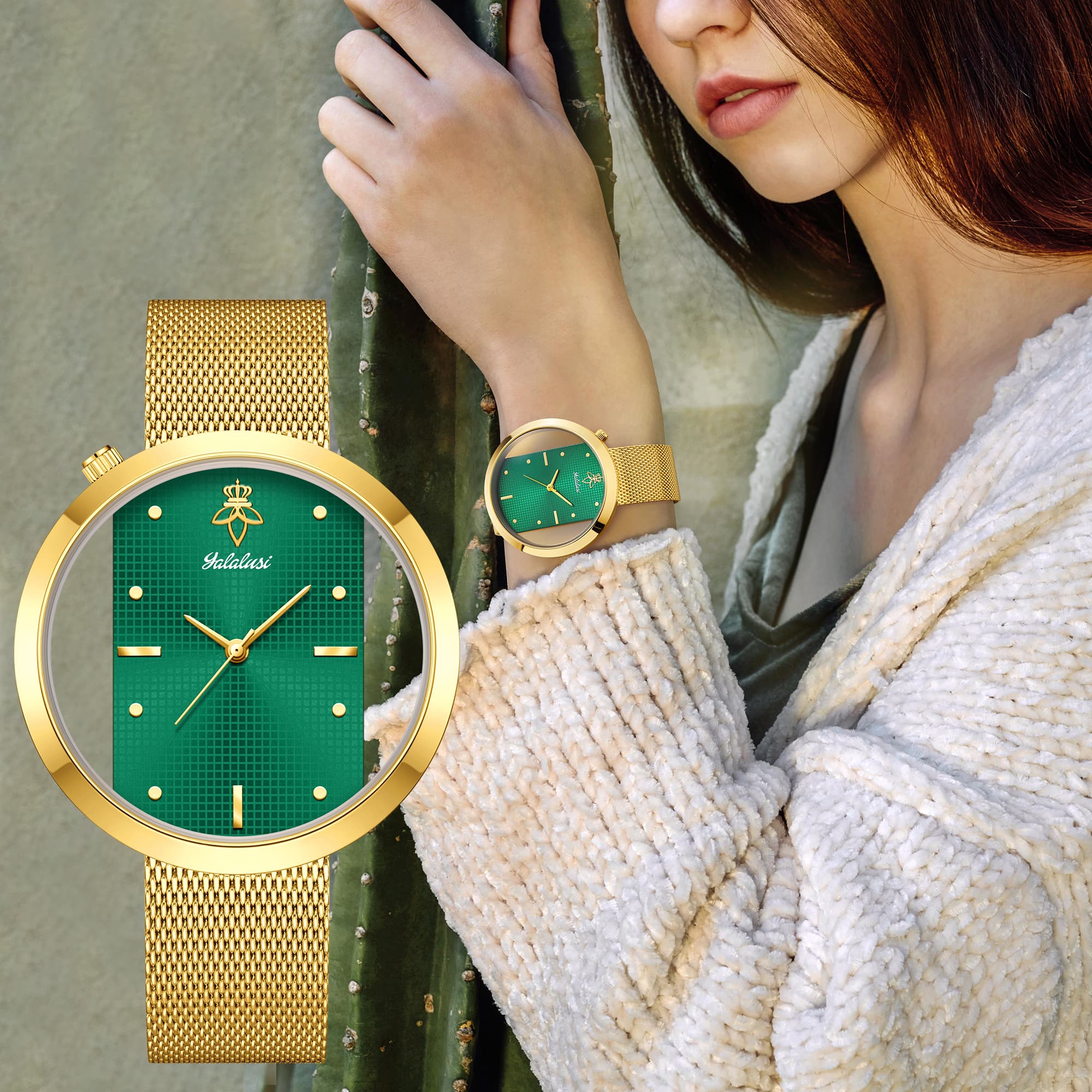 YaLaLuSi Fashion Simple Gold M - Luxury Watch Gift For Her 评论和价格