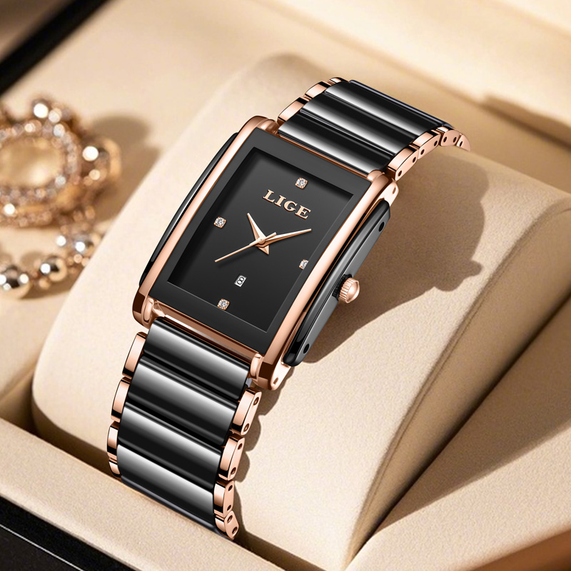 LIGE Fashion Elegant Women's W - Luxury Watch Display Case 评论和价格