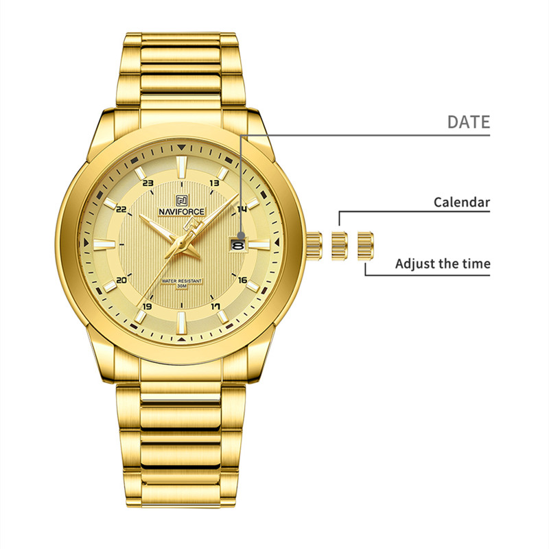 2024 Top Brand NAVIFORCE Mens  - Zen Luxury Watch 评论和价格