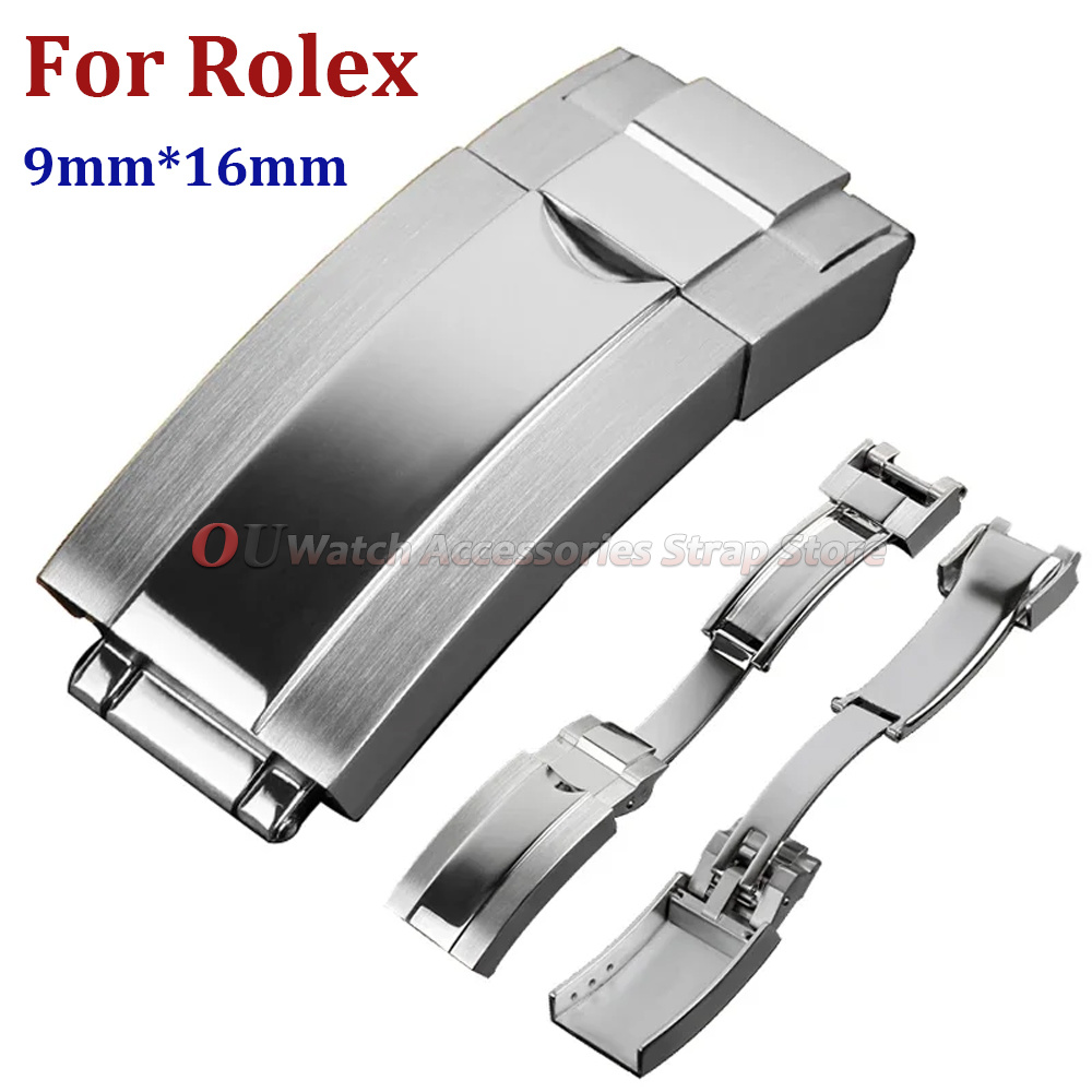 9mmx16mm Stainless Steel Deplo - Luxury Watch Face 评论和价格